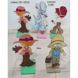 Sarah kay ξύλινη φιγούρα για ενοικίαση τζα 125232