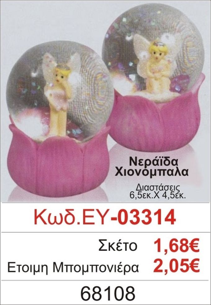 ΝΕΡΑΪΔΑ ΧΙΟΝΟΜΠΑΛΑ ΜΠΟΜΠΟΝΙΕΡΑ ΒΑΠΤΙΣΗΣ ΕΥ-03314