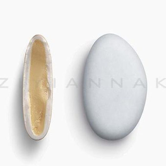 bijoux χρώμα λευκό γεύση φράουλα κουφέτα Χατζηγιαννάκη 1KG 150851