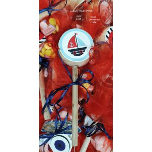 καράβι ξύλινο τυμπανάκι τζα 010720231