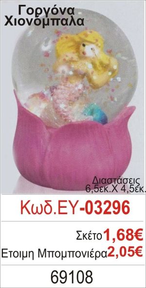 ΓΟΡΓΟΝΑ ΧΙΟΝΟΜΠΑΛΑ ΜΠΟΜΠΟΝΙΕΡΑ ΒΑΠΤΙΣΗΣ ΕΥ-03296