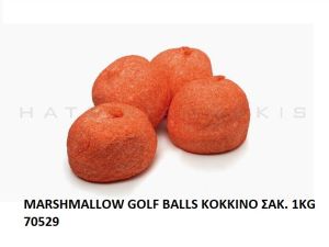 MARSHMALLOW GOLF BALLS KOKKINO ''ΧΑΤΖΗΓΙΑΝΝΑΚΗΣ'' 1KG 70529