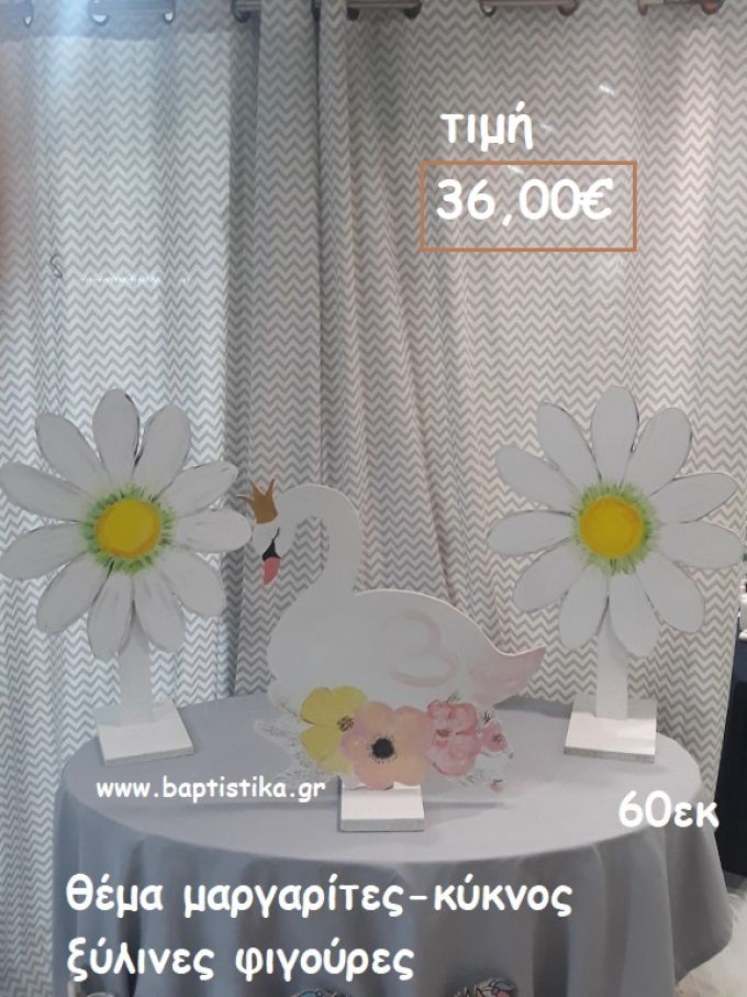 ΘΕΜΑ ΜΑΡΓΑΡΙΤΕΣ-ΚΥΚΝΟΙ ΞΥΛΙΝΗ ΦΙΓΟΥΡΑ για αγορά ΤΖΑ-34002