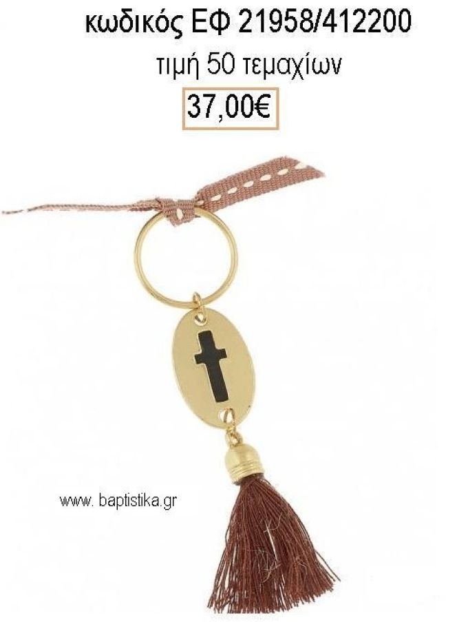 ΜΑΡΤΥΡΙΚΟ ΒΑΠΤΙΣΗΣ ΜΠΡΕΛΟΚ ΟΒΑΛ ΕΠΙΧΡΥΣΟ ΣΤΑΥΡΟ ΚΑΙ ΚΑΦΕ ΦΟΥΝΤΑ ΕΦ-21958/412200 37.00€!!!