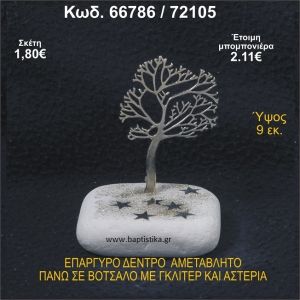 ΔΕΝΤΡΟ ΕΠΑΡΓΥΡΟ ΣΕ ΒΟΤΣΑΛΟ ΜΕ ΓΚΛΙΤΕΡ ΜΠΟΜΠΟΝΙΕΡΑ - ΔΩΡΟ 66786/72105