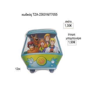 scooby doo ξύλινο μαγνητάκι τζα 230316