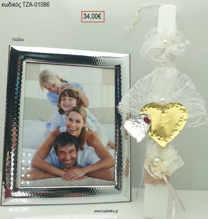 ΚΑΡΔΙΕΣ ορειχάλκινη χειροποίητη & ΚΟΡΝΙΖΑ με επίστρωση άργυρου 950° για πασχαλινό δώρο ΤΖΑ-01086 34.00€!!!!