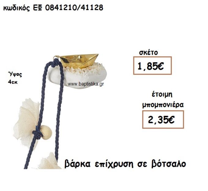 ΒΑΡΚΑ ΕΠΑΡΓΥΡΗ ΣΕ ΒΟΤΣΑΛΟ ΓΙΑ ΜΠΟΜΠΟΝΙΕΡΕΣ ΒΑΠΤΙΣΗΣ ΕΦ 0841210/41128