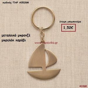 ΚΑΡΑΒΑΚΙ ΜΠΡΕΛΟΚ μπομπονιέρα Βάπτισης ΠΑΡ-Α0528Μ