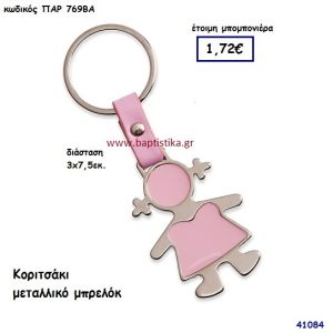 ΚΟΡΙΤΣΑΚΙ ΜΠΡΕΛΟΚ μπομπονιέρα Βάπτισης ΠΑΡ-769ΒΑ