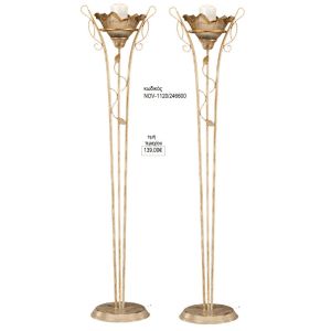 φωτιστικό γάμου με γυάλινο καφέ καπέλο nov 1120