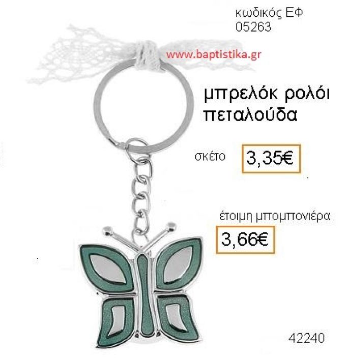 ΠΕΤΑΛΟΥΔΑ ΡΟΛΟΪ ΜΠΡΕΛΟΚ μπομπονιέρα Βάπτισης ΕΦ-05263