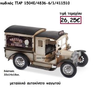 ΑΥΤΟΚΙΝΗΤΟ ΠΑΓΩΤΟΥ ΜΕΤΑΛΛΙΚΟ ΓΙΑ ΔΙΑΚΟΣΜΗΣΗ ΒΑΠΤΙΣΗΣ ΠΑΡ-1504Ε/4836