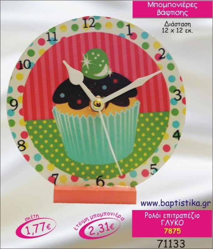 CUPCAKE ΡΟΛΟΙ ΕΠΙΤΡΑΠΕΖΙΟ ΜΠΟΜΠΟΝΙΕΡΑ ΒΑΠΤΙΣΗΣ 7875