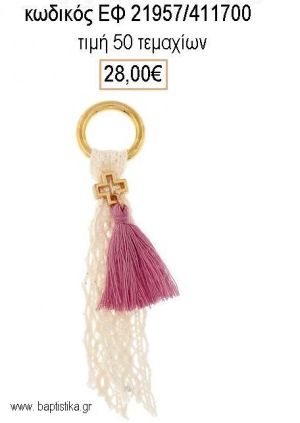 ΜΑΡΤΥΡΙΚΟ ΒΑΠΤΙΣΗΣ ΜΠΡΕΛΟΚ ΕΠΙΧΡΥΣΟΣ ΣΤΑΥΡΟΣ ΡΟΖ ΔΑΝΤΕΛΑ ΚΑΙ ΦΟΥΞΙΑ ΦΟΥΝΤΑ ΕΦ-21957/411700 28.00€!!!