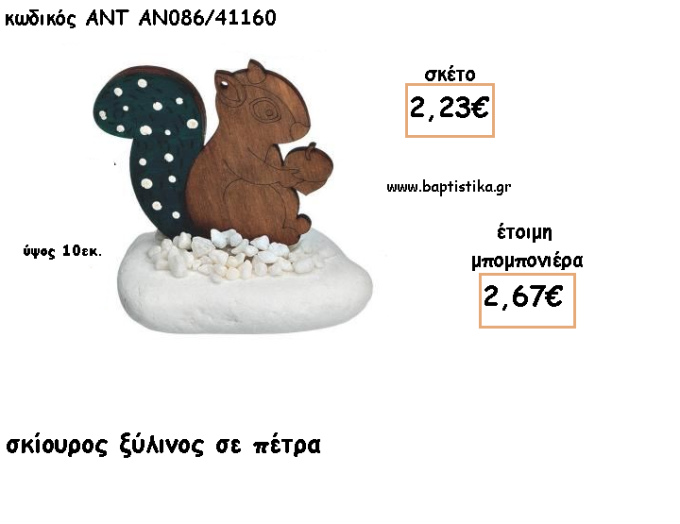 ΣΚΙΟΥΡΟΣ ΞΥΛΙΝΟΣ ΣΕ ΠΕΤΡΑ ΓΙΑ ΜΠΟΜΠΟΝΙΕΡΕΣ ΓΙΑ ΒΑΠΤΙΣΗ - ΔΩΡΑ ΠΑΡΤΥ - ΕΟΡΤΩΝ - ΓΕΝΝΗΣΗΣ ΑΝΤ-ΑΝ086/41160 2.67€!!!