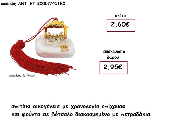 ΣΠΙΤΑΚΙ ΟΙΚΟΓΕΝΕΙΑ ''ΑΓΑΠΗ'' ΕΠΙΧΡΥΣΟ ΣΕ ΒΟΤΣΑΛΟ ΜΕ ΧΡΟΝΟΛΟΓΙΑ ΚΑΙ ΦΟΥΝΤΑ για γούρι - δώρο ΑΝΤ-ΕΤ 20057/41180 2.95€!!!!