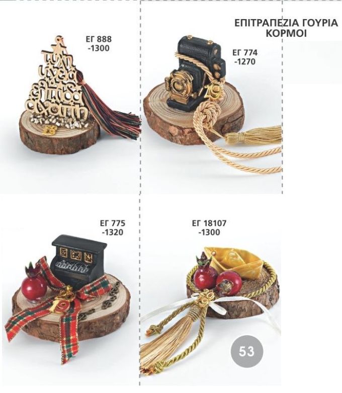 ΓΟΥΡΙΑ 2022 ΕΠΙΤΡΑΠΕΖΙΑ ΞΥΛΙΝΟΙ ΚΟΡΜΟΙ ΣΕΛΙΔΑ 53