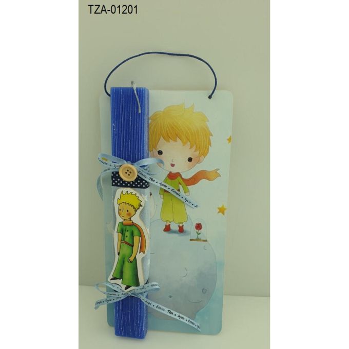 ΜΙΚΡΟΣ ΠΡΙΓΚΙΠΑΣ ΞΥΛΙΝΟ ΛΑΜΠΑΔΑ ΠΑΣΧΑΛΙΝΗ ΣΕ ΞΥΛΙΝΗ ΠΛΑΤΗ