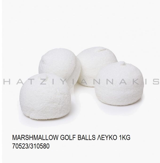 MARSHMALLOW GOLF BALLS ΧΡΩΜΑ ΛEYKO 1KG 70523/310580 8.40€!!!