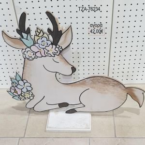 ελάφι ξύλινη φιγούρα για αγορά τζα 76234