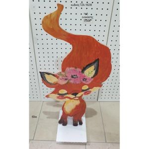 αλεπού ξύλινη φιγούρα για ενοικίαση τζα 16236