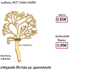 ΔΕΝΤΡΟ ΕΠΙΧΡΥΣΟ ΜΕ  ΧΡΟΝΟΛΟΓΙΑ ΓΙΑ ΓΟΥΡΙ-ΔΩΡΟ ΑΝΤ-2466/41050