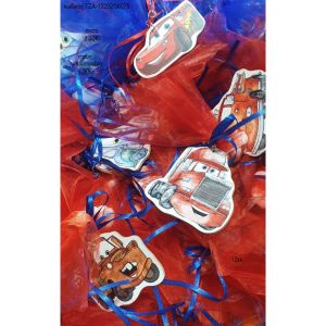 mc queen θέμα ξύλινο μαγνητάκι για μπομπονιέρες γούρι δώρο τζα 15292/58075