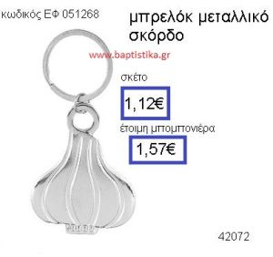 ΣΚΟΡΔΟ ΜΕΤΑΛΛΙΚΟ ΜΠΡΕΛΟΚ μπομπονιέρα Βάπτισης ΕΦ-051268