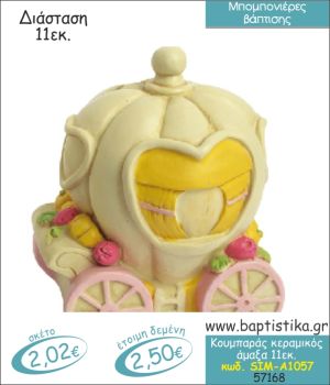 ΑΜΑΞΑ ΚΟΥΜΠΑΡΑΣ ΚΕΡΑΜΙΚΟΣ ΜΠΟΜΠΟΝΙΕΡΑ ΒΑΠΤΙΣΗΣ SIM-Α1057