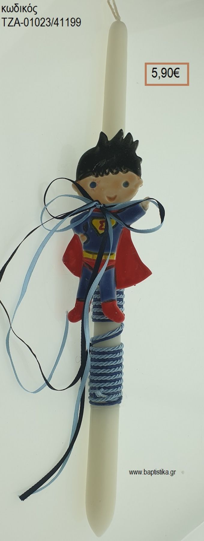 ΣΟΥΠΕΡΜΑΝ SUPERMAN ΠΑΣΧΑΛΙΝΗ ΛΑΜΠΑΔΑ ΧΕΙΡΟΠΟΙΗΤΗ ΜΕ ΚΕΡΑΜΙΚΟ ΔΙΑΚΟΣΜΗΤΙΚΟ ΚΑΙ ΚΟΡΔΟΝΙΑ - ΚΟΡΔΕΛΕΣ ΤΖΑ-01023/41199 5.90€!!!!