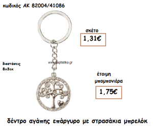 ΔΕΝΤΡΟ ΑΓΑΠΗΣ ΕΠΑΡΓΥΡΟ ΜΕΤΑΛΛΙΚΟ ΜΠΡΕΛΟΚ ΓΙΑ ΜΠΟΜΠΟΝΙΕΡΕΣ ΓΑΜΟΥ ΑΚ-82004/41086