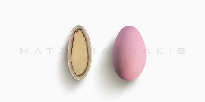 choco almond φράουλα χρώμα ροζ κουφέτα Χατζηγιαννάκη 1KG 171151