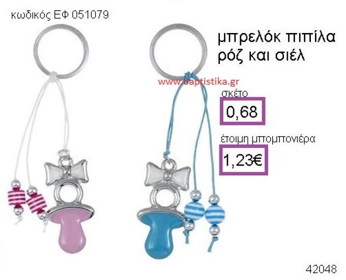 ΠΙΠΙΛΑ ΜΠΡΕΛΟΚ ΜΕ ΧΑΝΤΡΕΣ μπομπονιέρα Βάπτισης ΕΦ-051079