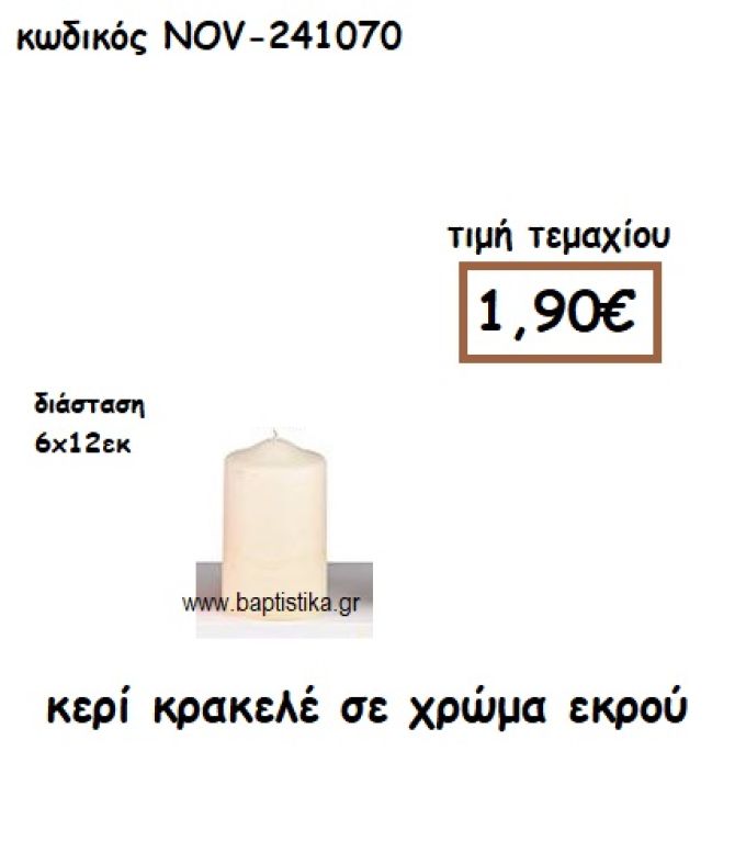 ΚΕΡΙ ΚΡΑΚΕΛΕ ΣΕ ΧΡΩΜΑ ΕΚΡΟΥ ΓΙΑ ΚΗΡΟΣΤΑΤΕΣ  NOV-241070