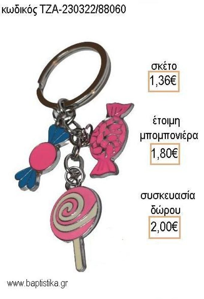 ΖΑΧΑΡΩΤΑ ΜΕΤΑΛΛΙΚΟ ΜΠΡΕΛΟΚ για μπομπονιέρες - δώρα πάρτυ - εορτών - γέννησης - γούρια - φτιάξτο μόνος σου ΤΖΑ-230322/88060 1.36!!!