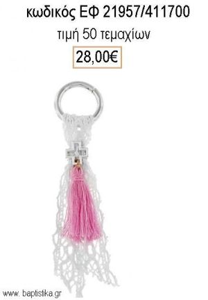 ΜΑΡΤΥΡΙΚΟ ΒΑΠΤΙΣΗΣ ΜΠΡΕΛΟΚ ΕΠΑΡΓΥΡΟΣ ΣΤΑΥΡΟΣ ΛΕΥΚΗ ΔΑΝΤΕΛΑ ΚΑΙ ΡΟΖ ΦΟΥΝΤΑ ΕΦ-21957/411700 28.00€!!!