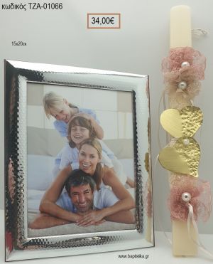 ΚΑΡΔΙΕΣ ορειχάλκινη χειροποίητη & ΚΟΡΝΙΖΑ με επίστρωση άργυρου 950° για πασχαλινό δώρο ΤΖΑ-01066 34.00€!!!!