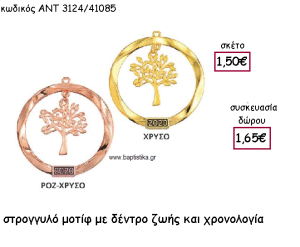 ΔΕΝΤΡΟ ΖΩΗΣ ΣΕ ΣΤΡΟΓΓΥΛΟ ΜΟΤΙΦ ΜΕ ΧΡΟΝΟΛΟΓΙΑ ΓΙΑ ΓΟΥΡΙ-ΔΩΡΟ ΑΝΤ-3124/41085