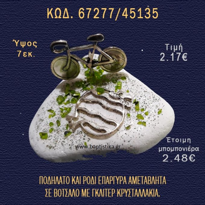 ΠΟΔΗΛΑΤΟ ΕΠΑΡΓΥΡΟ ΚΑΙ ΡΟΔΙ ΣΕ ΒΟΤΣΑΛΟ ΜΕ ΓΚΛΙΤΕΡ ΜΠΟΜΠΟΝΙΕΡΑ - ΔΩΡΟ 67277/45135