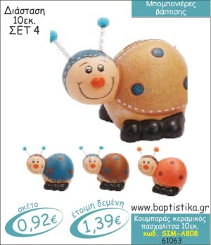 ΠΑΣΧΑΛΙΤΣΑ ΚΟΥΜΠΑΡΑΣ ΚΕΡΑΜΙΚΟΣ ΜΠΟΜΠΟΝΙΕΡΑ ΒΑΠΤΙΣΗΣ SIM-Α808