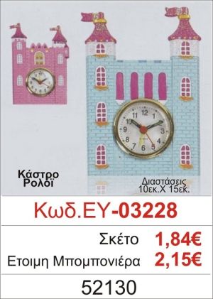 ΚΑΣΤΡΟ ΡΟΛΟΪ ΜΠΟΜΠΟΝΙΕΡΑ ΒΑΠΤΙΣΗΣ ΕΥ-03228