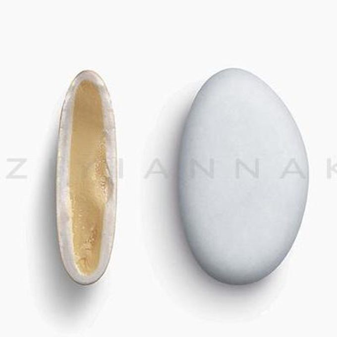 bijoux χρώμα λευκό γεύση καρύδα κουφέτα Χατζηγιαννάκη 1KG 150451