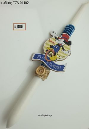 ΜΙΚΥ MICKEY CARNIVAL ΠΑΣΧΑΛΙΝΗ ΛΑΜΠΑΔΑ ΧΕΙΡΟΠΟΙΗΤΗ ΜΕ ΞΥΛΙΝΟ ΑΝΤΙΚΕΙΜΕΝΟ ΚΑΙ ΚΟΡΔΟΝΙΑ ΤΖΑ-01102 5.90€!!!!