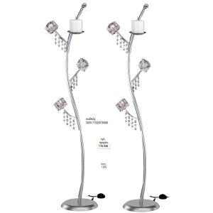 φωτιστικό γάμου με γυάλινα nov 1102