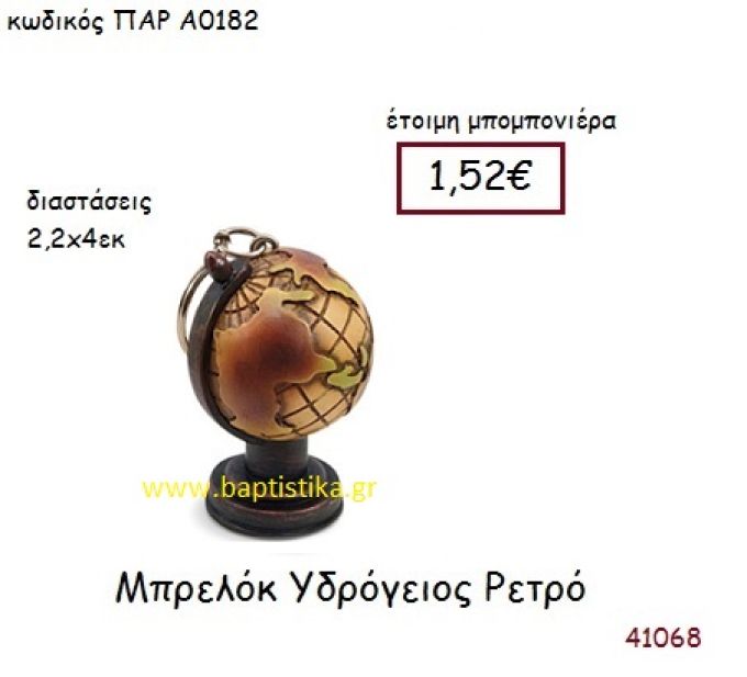 ΥΔΡΟΓΕΙΟΣ ΜΠΡΕΛΟΚ vintage μπομπονιέρα ΠΑΡ-Α0182