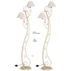 φωτιστικό γάμου χρυσό με καπέλα nov 1104