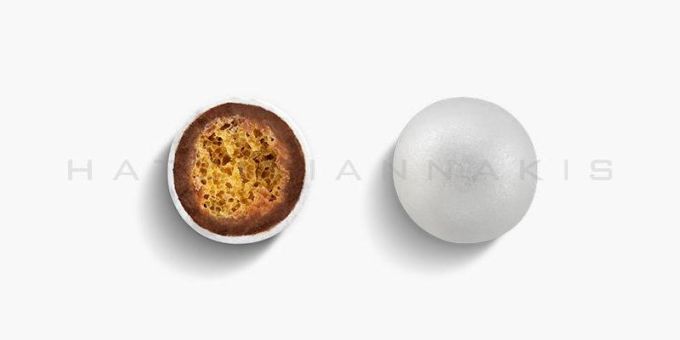 crispy χρώμα λευκό περλέ κουφέτα Χατζηγιαννάκη 1kg 190353.500