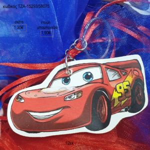 mc queen ξύλινο μαγνητάκι για μπομπονιέρες γούρι δώρο τζα 15293/58075