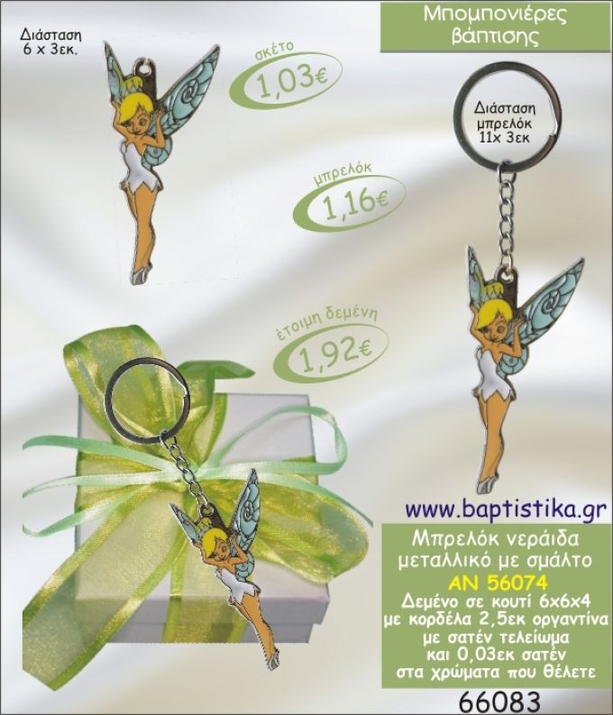 ΝΕΡΑΙΔΑ ΜΠΡΕΛΟΚ ΜΕ ΣΜΑΛΤΟ ΣΕ ΚΟΥΤΙ ΜΠΟΜΠΟΝΙΕΡΑ ΒΑΠΤΙΣΗΣ ΑΝ-56074